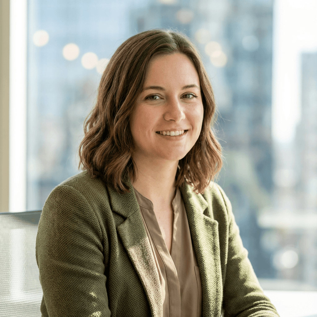 Portrait of Sarah Mitchell, property investor in Toronto