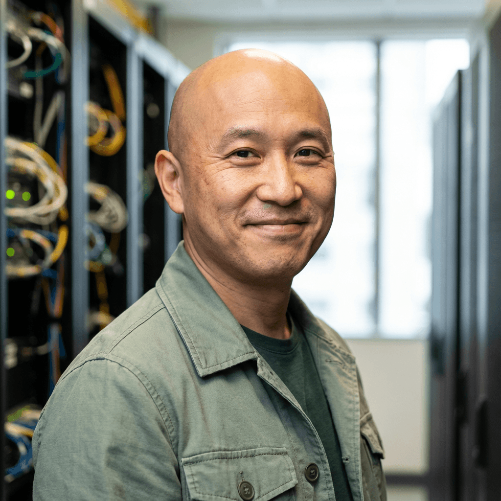 Portrait of David Chen, property owner in Toronto